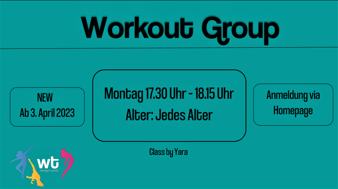 Let's get fit together! Gruppen Workout mit einer energetischen Stimmung!